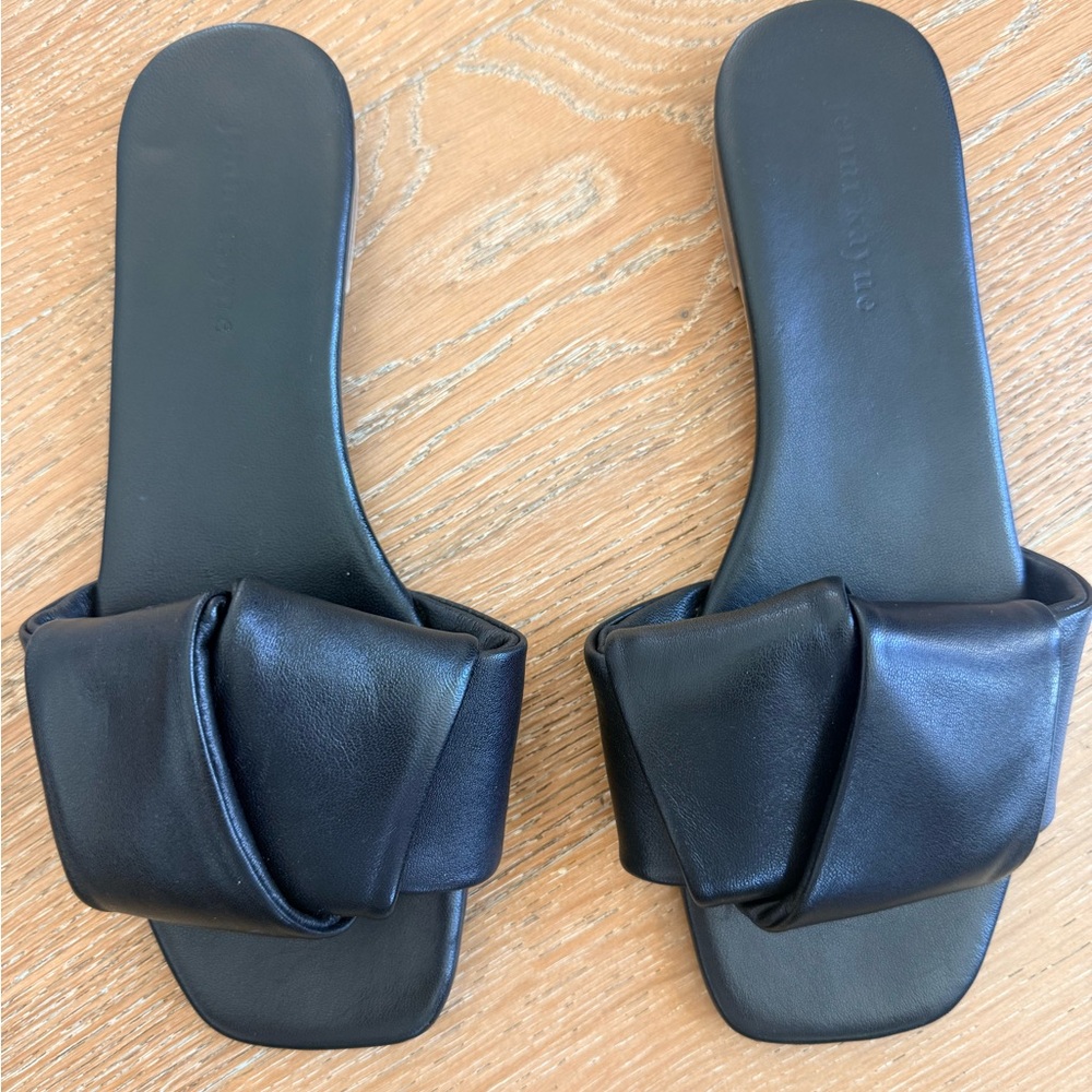 Jenni Kayne Dani Slides in Black. Size 40 - Picture 5 of 14